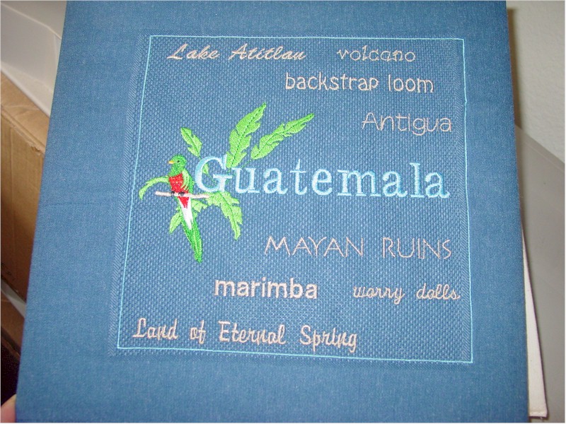 Guatemala scrapbook album